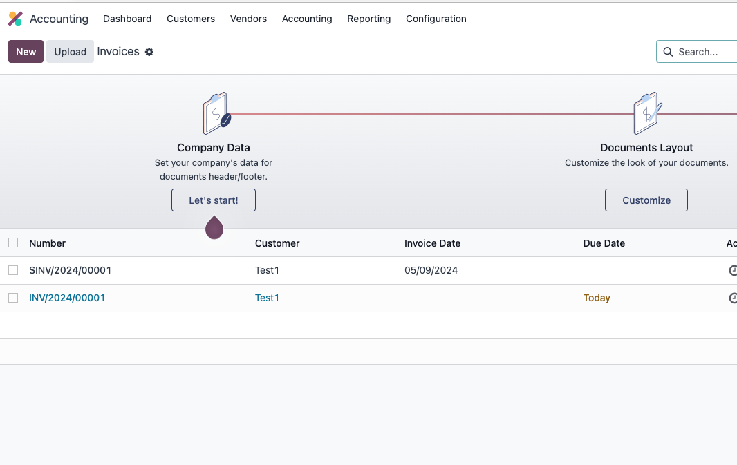 Rename invoice sequence