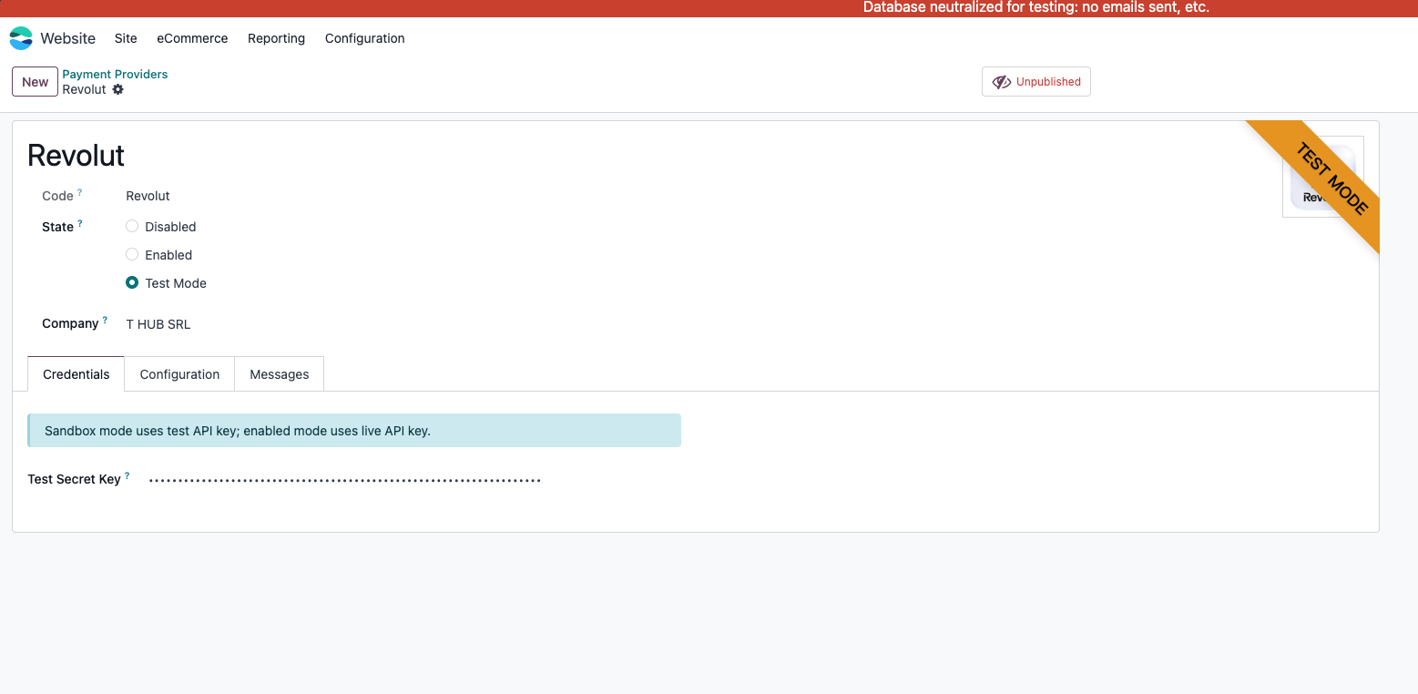 Configure Revolut Pay