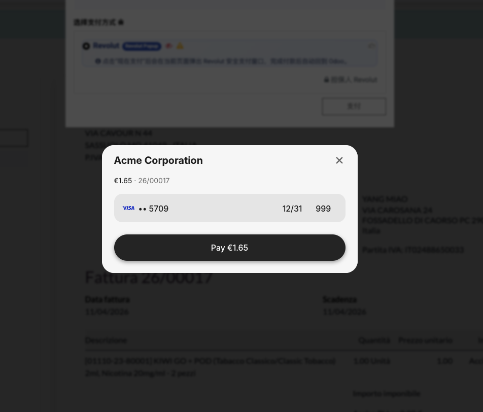 Invoice payment processing