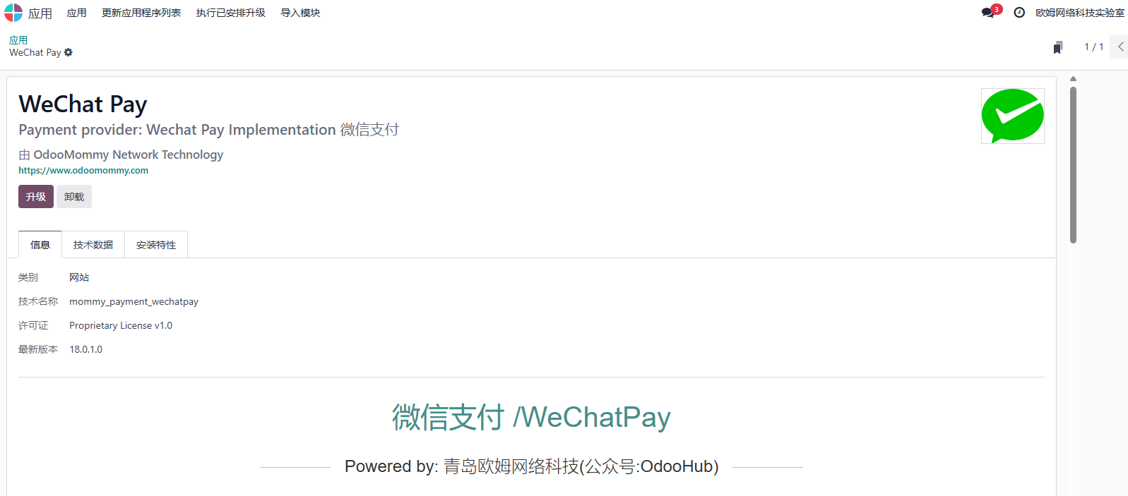 WeChat Pay provider