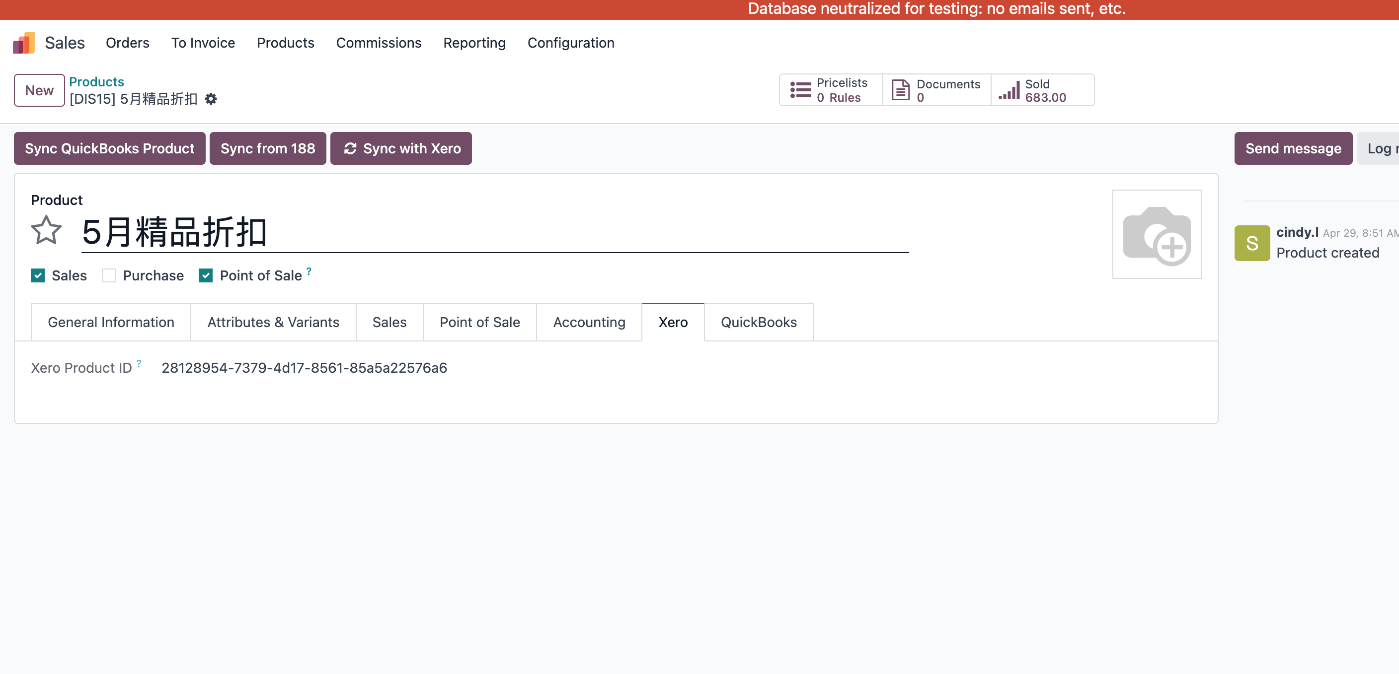 Synchronize tax to Xero