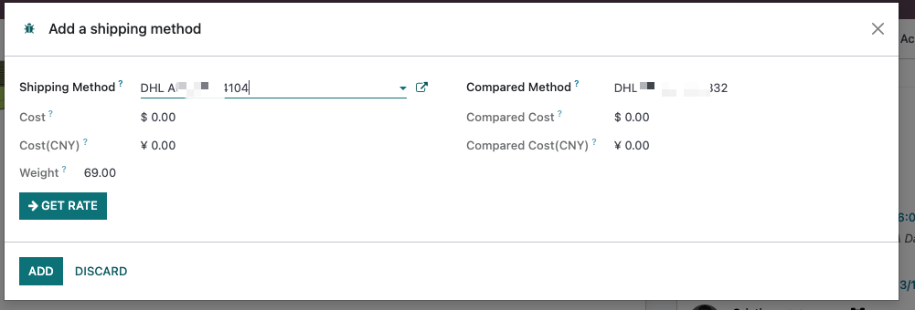 Freight cost estimation