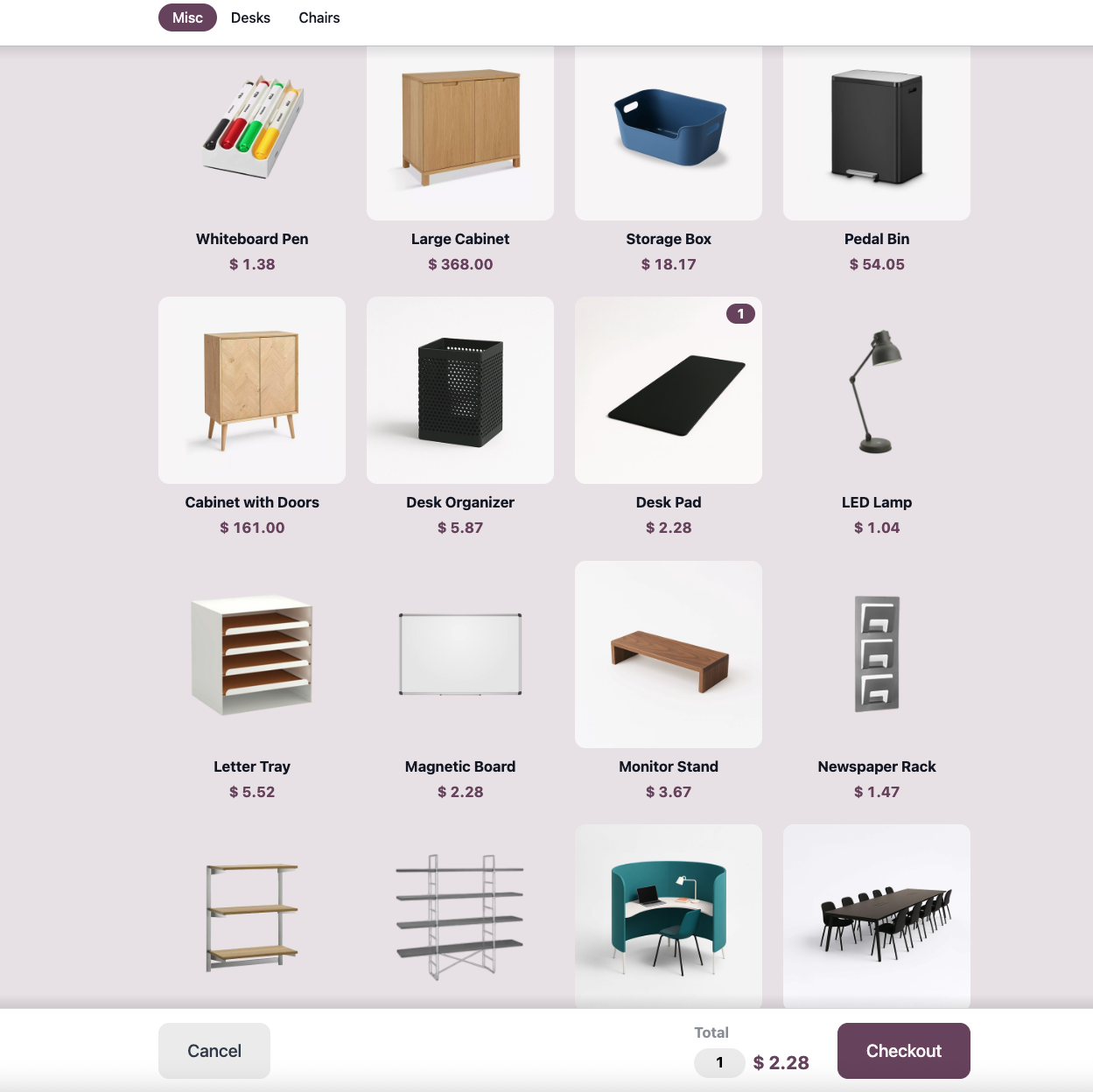 QR menu