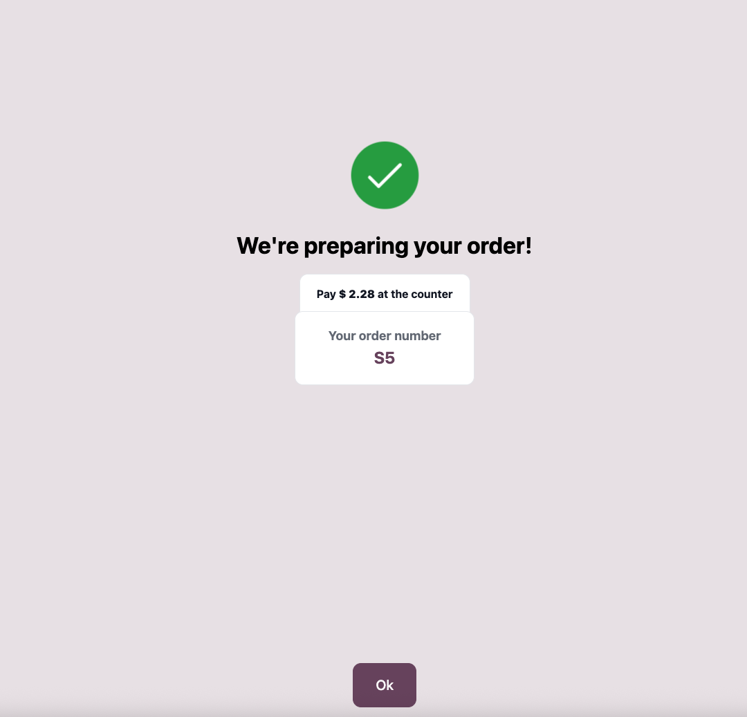 Mobile self-ordering