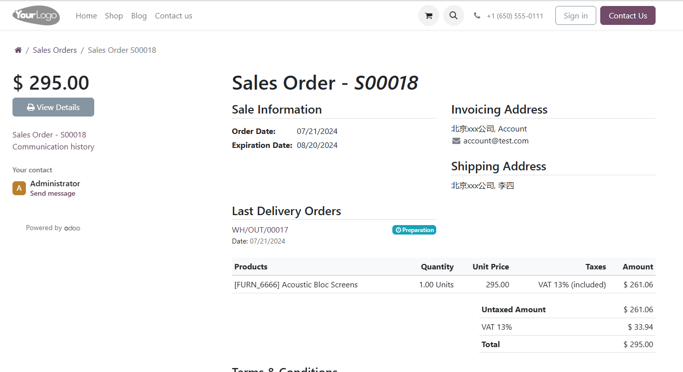 Portal page redirection